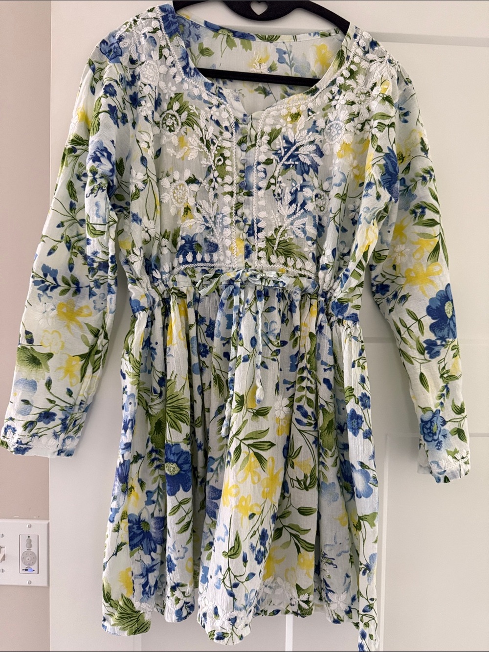 Women’s floral summer cotton top